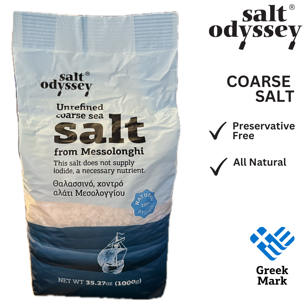 Salt Odyssey Natural Coarse Greek Sea Salt - 1kg