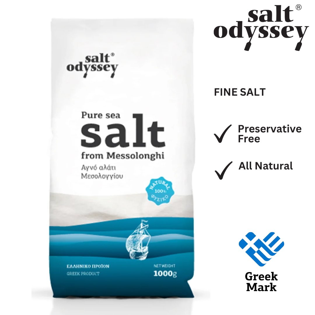 Salt Odyssey Fine Pure Greek Sea Salt - 1kg