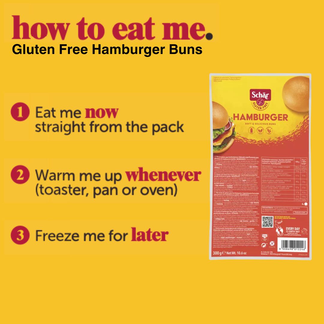Schar Hamburger Gluten Free Buns - 150gr (4x75gr)