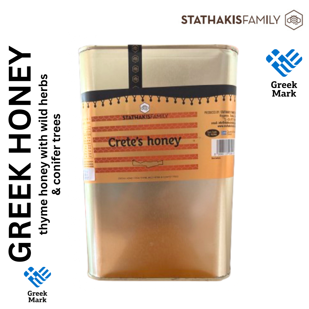 Stathakis Family Greek Cretan Raw Thyme Honey - 5kg