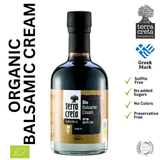 Terra Creta Organic Greek Balsamic Cream - 250ml