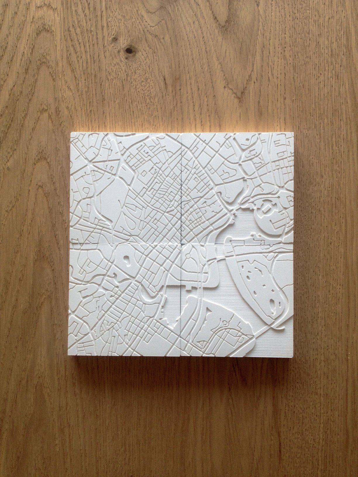 Singapore Cement Coasters in White-Agora Products
