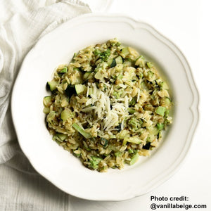 Green Risoni by Angela Manners