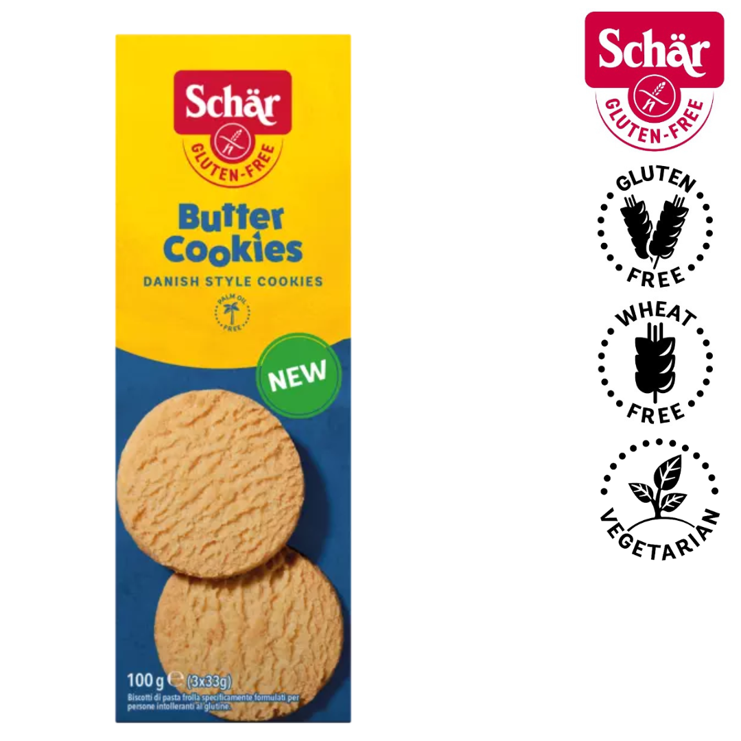 Schar Butter Cookies, Gluten Free - 100gr