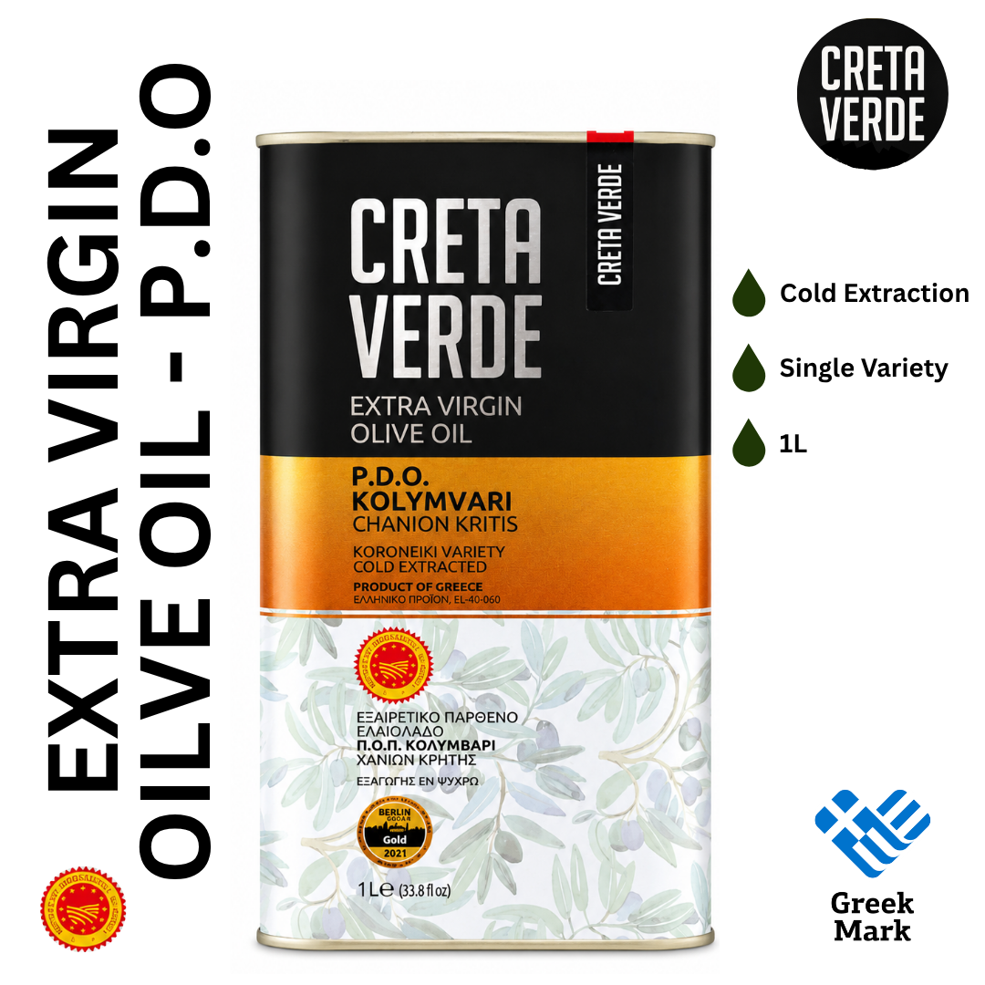Creta Verde Greek Extra Virgin Olive Oil PDO Kolymvari - 1lt