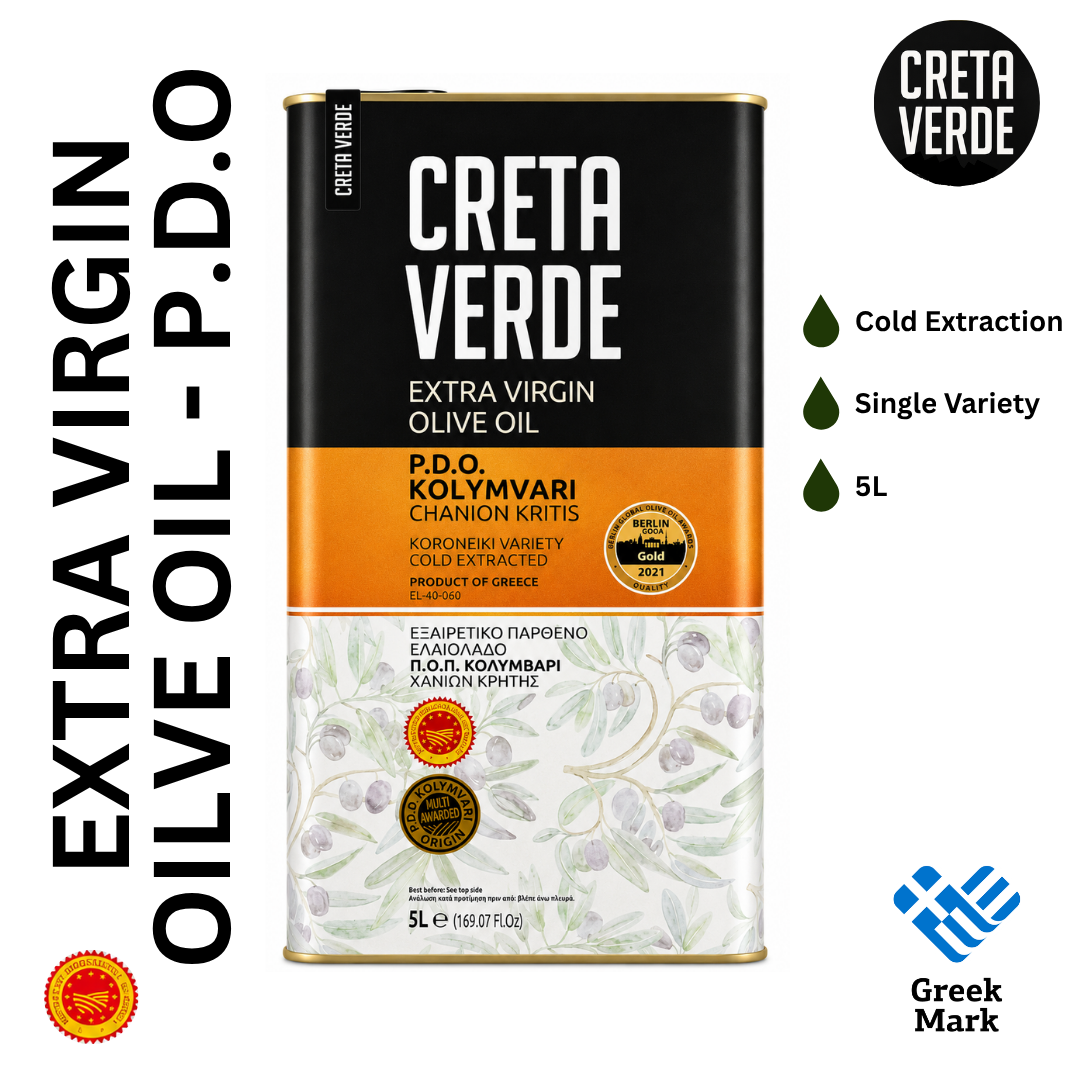 Creta Verde Greek Extra Virgin Olive Oil PDO Kolymvari - 5lt
