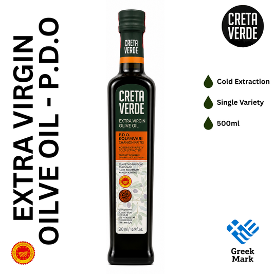 Creta Verde Greek Extra Virgin Olive Oil PDO Kolymvari - 500ml