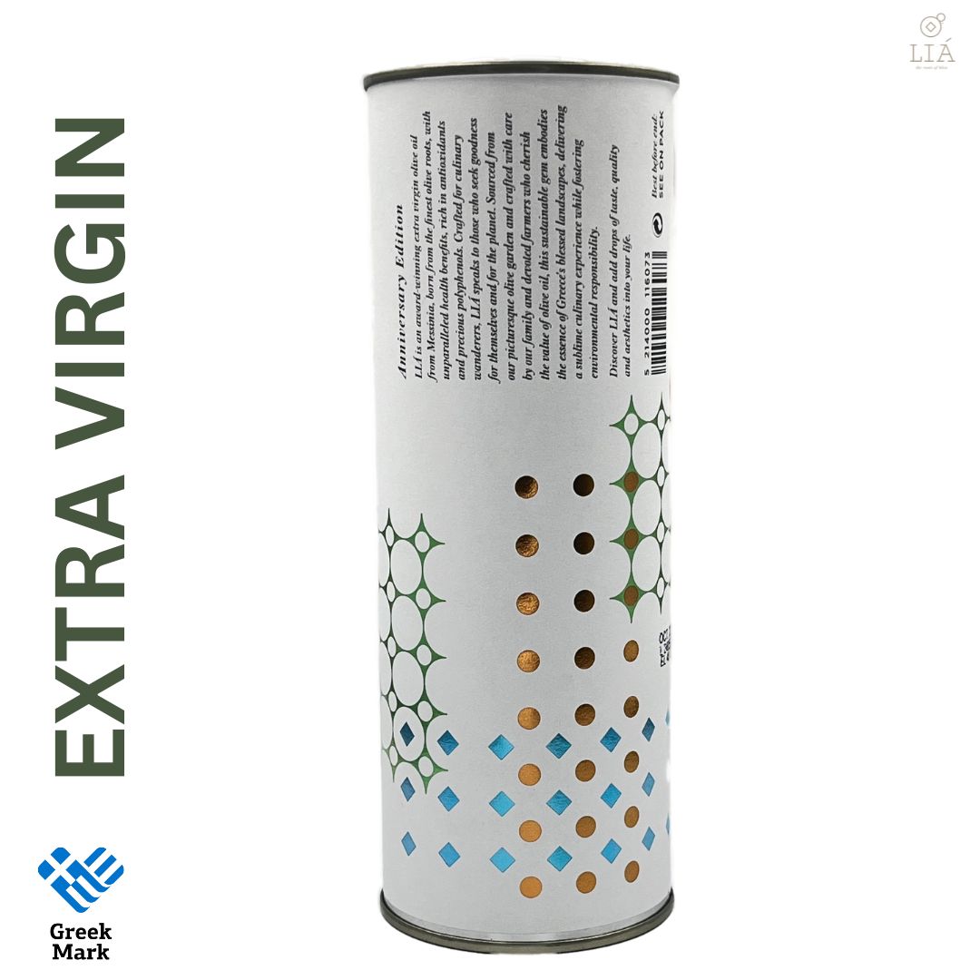 LIA Premium Greek Extra Virgin Olive Oil, Anniversary Edition- 500ml