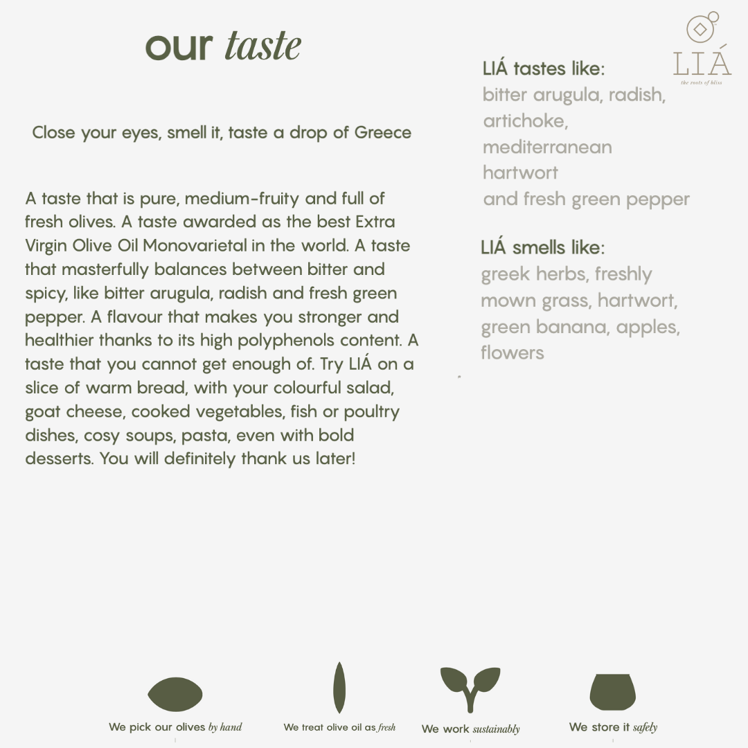 LIA Premium Greek Extra Virgin Olive Oil, Anniversary Edition- 500ml