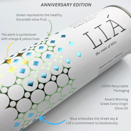 LIA Premium Greek Extra Virgin Olive Oil, Anniversary Edition- 500ml