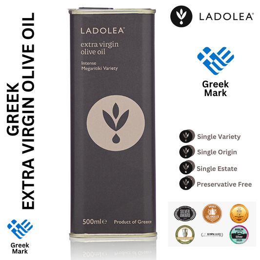Ladolea Greek Extra Virgin Olive Oil in Black Tin - 500ml