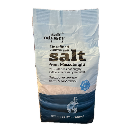 Salt Odyssey Natural Coarse Greek Sea Salt - 1kg