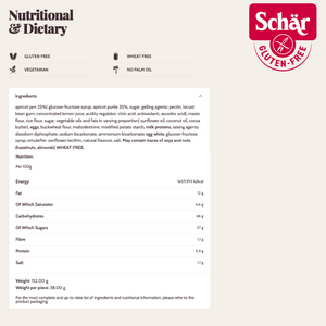 Schar Crostatina Albicocca Apricot Pastry, Gluten Free - 152gr