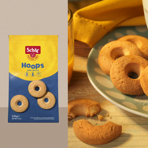 Schar Hoops Honey Biscuits, Gluten Free - 220gr