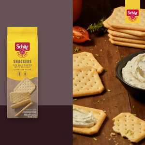 Schar Snackers Crackers with Sea salt, Gluten Free - 115gr