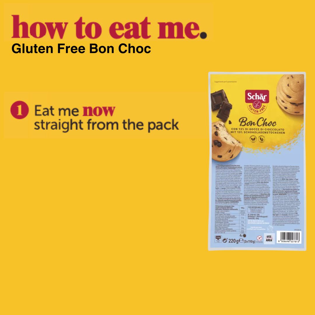 Choc Swt Schar Bon Choc Sweet and soft buns with choco chips, Gluten Free - 220 ...