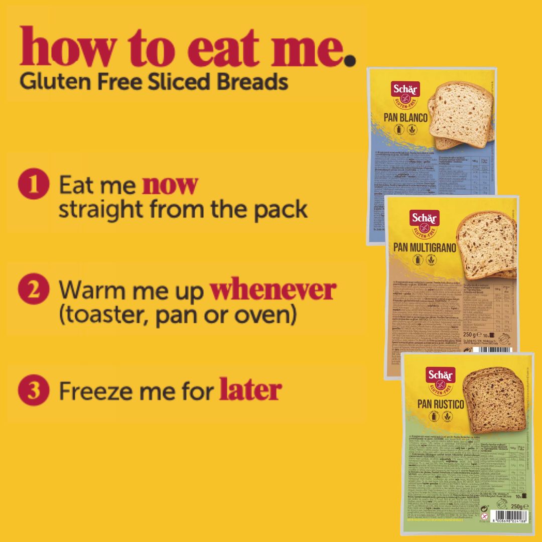 Schar Pan Blanco White Sliced Bread, Gluten Free - 250gr