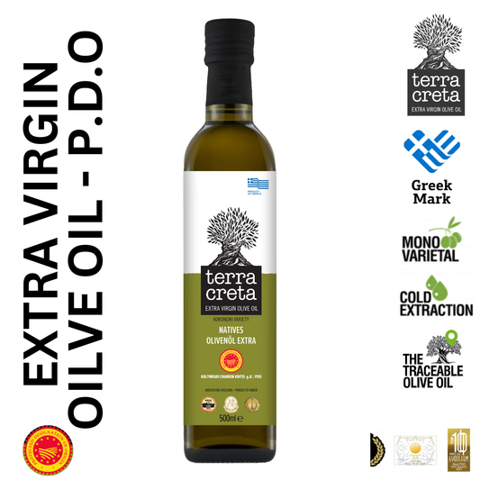 Terra Creta Greek Extra Virgin Olive Oil PDO Kolymvari - 500ml
