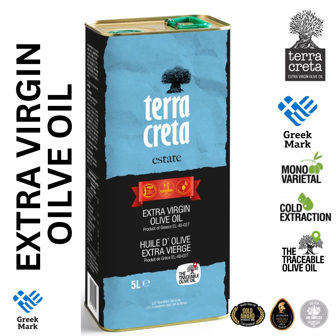 Terra Creta Greek Extra Virgin Olive Oil - 5L