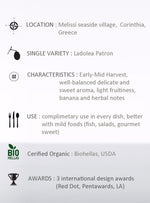 Load image into Gallery viewer, Ladolea Organic Greek Extra Virgin Olive Oil in a White Tin - 500ml
