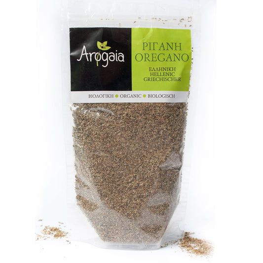 Arogaia Organic Greek Oregano in a resealable bag, 70gr
