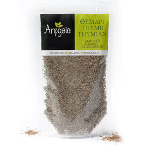 Arogaia Organic Greek Thyme in a resealable bag, 70gr