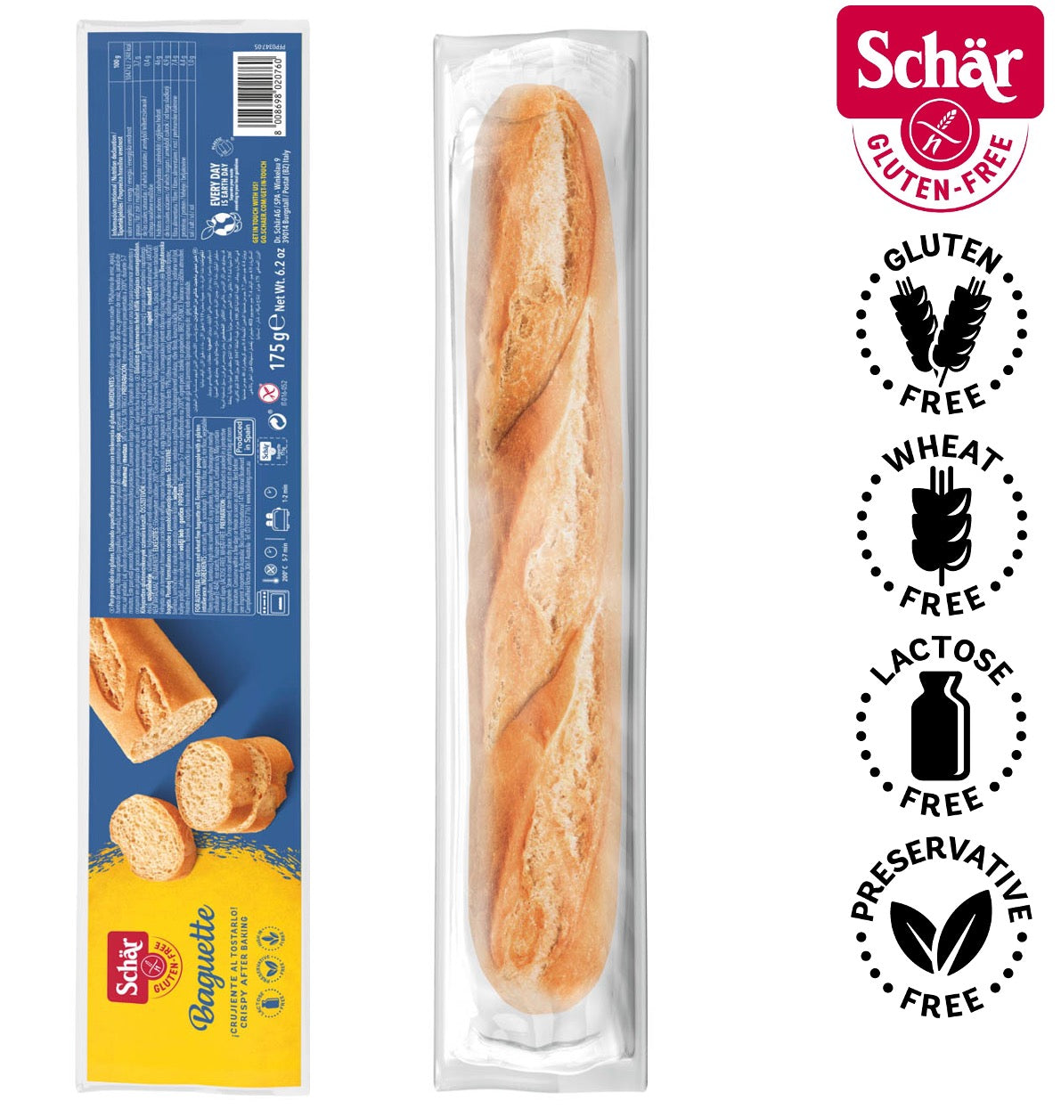 Schar Gluten Free Baguette - 175gr