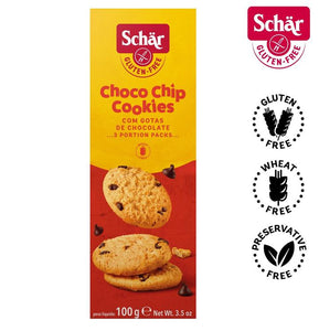 Schar "Choco Chip" Chocolate Chip Gluten Free Cookies  -  100gr