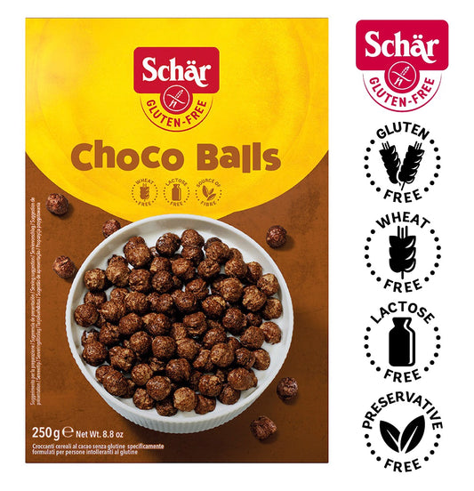 Schar Choco Balls Cacao Breakfast Gluten Free Cereal - 250gr