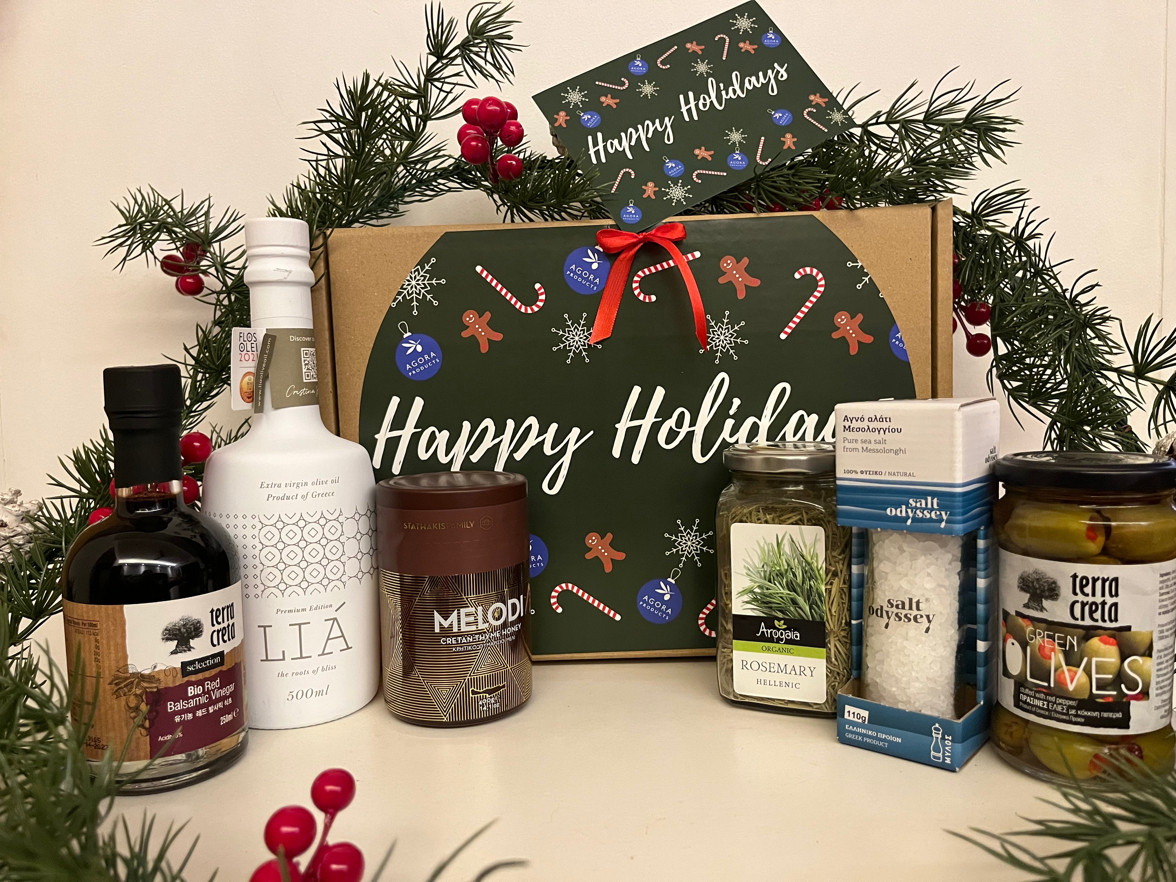 Happy Holidays Gift Box