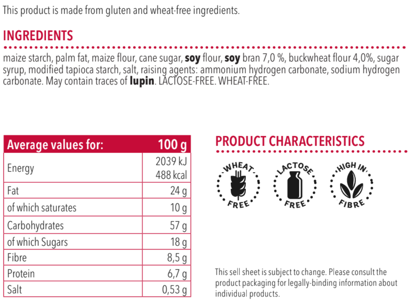 Schar Gluten Free Digestive Cookies - 150gr