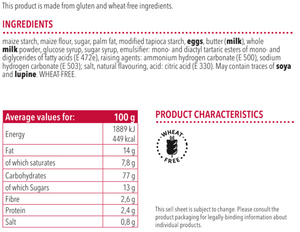 Schar Gluten Free Maria Plain Cookies  - 125gr (3x42gr)