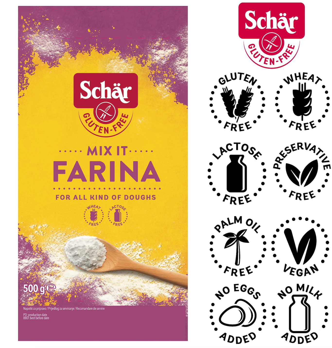 Schar Mix It! Farina Gluten Free Flour - 500gr