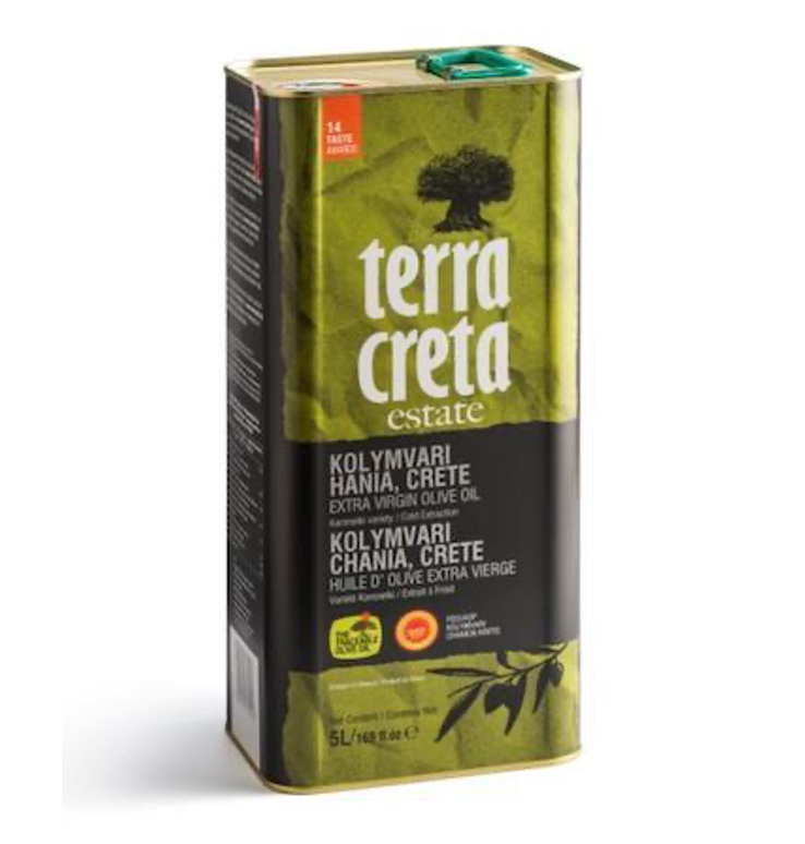 Terra Creta Estate Greek Extra Virgin Olive Oil PDO Kolymvari - 5L