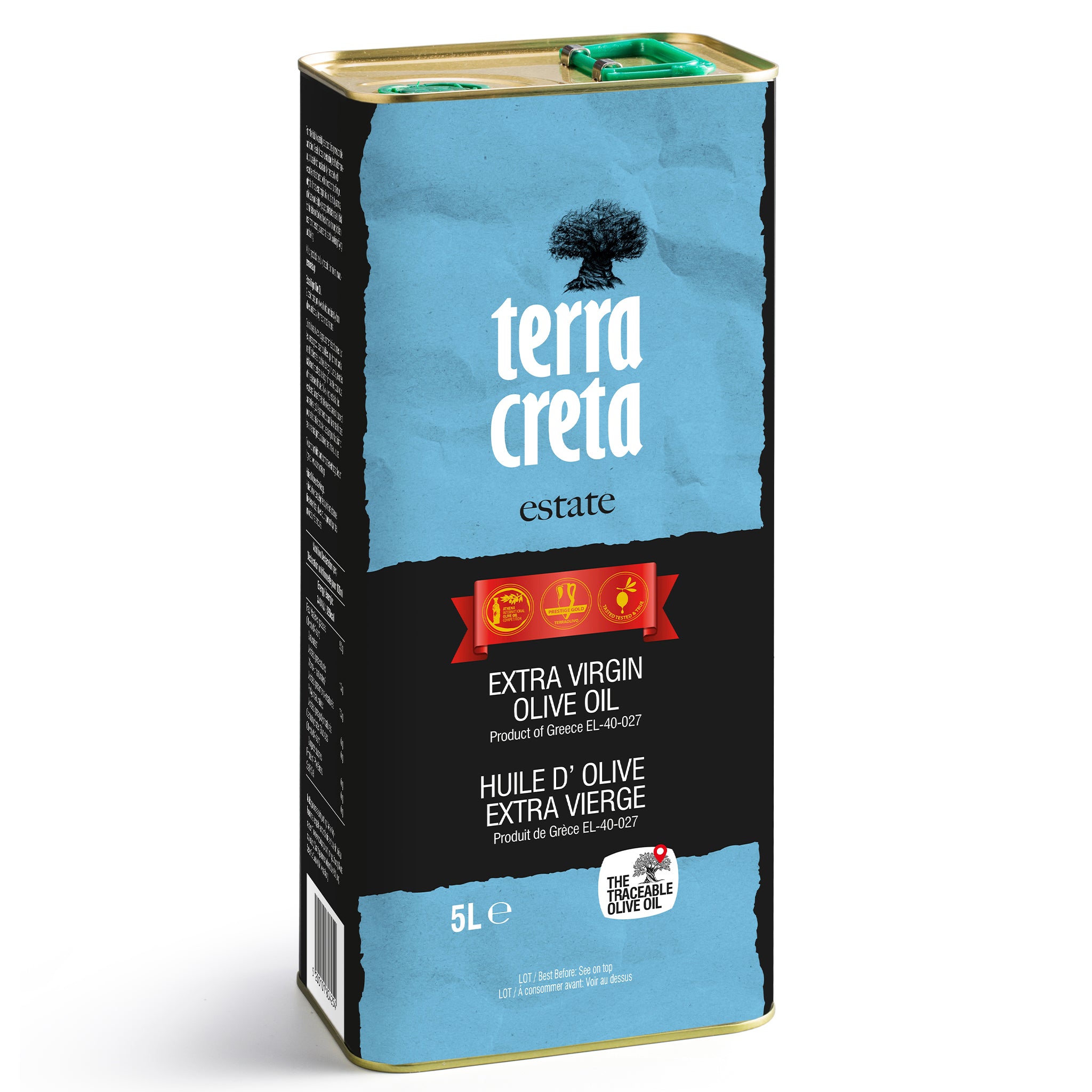 Terra Creta Greek Extra Virgin Olive Oil - 5L