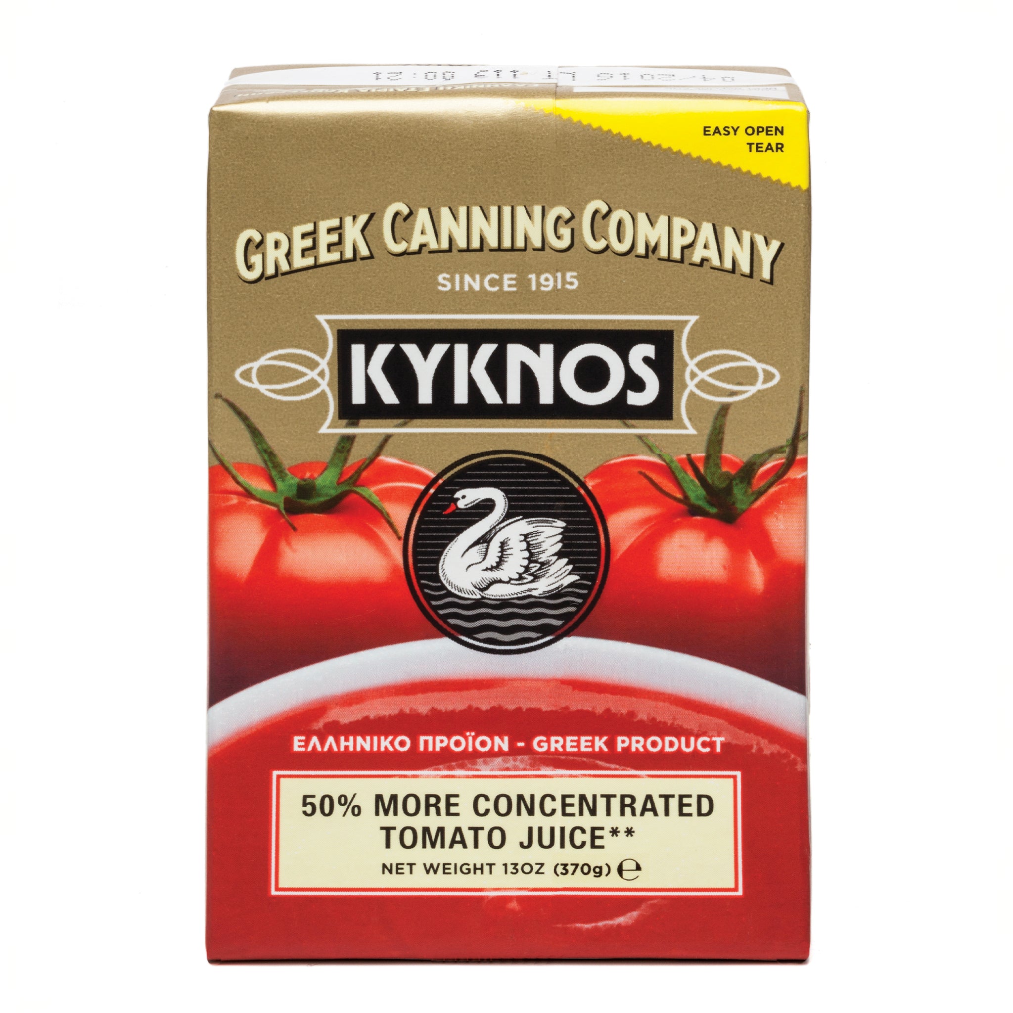 Kyknos 50% more concentrated Tomato Juice 370 gr