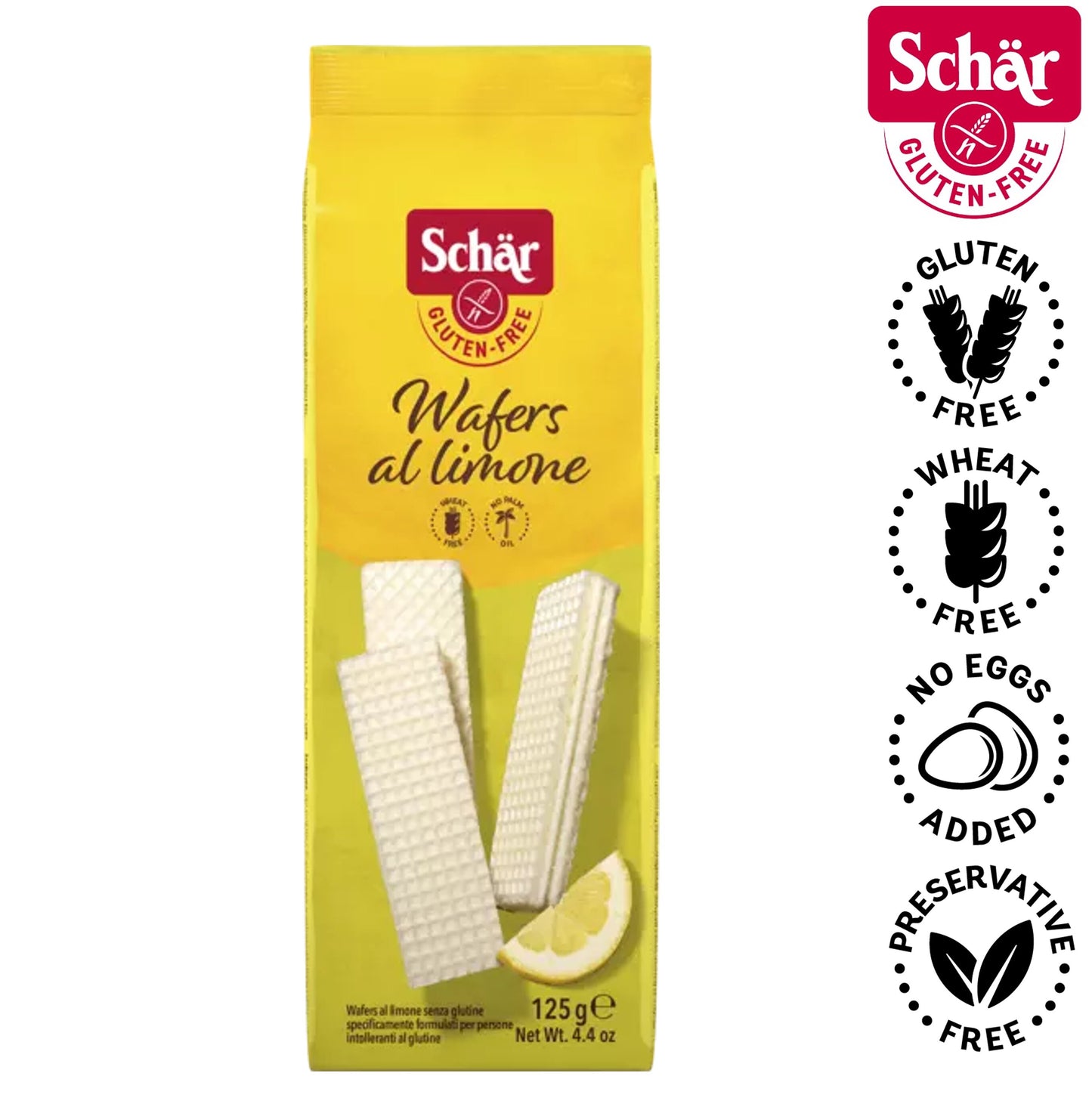 Schar Wafers with Lemon Cream - Gluten Free