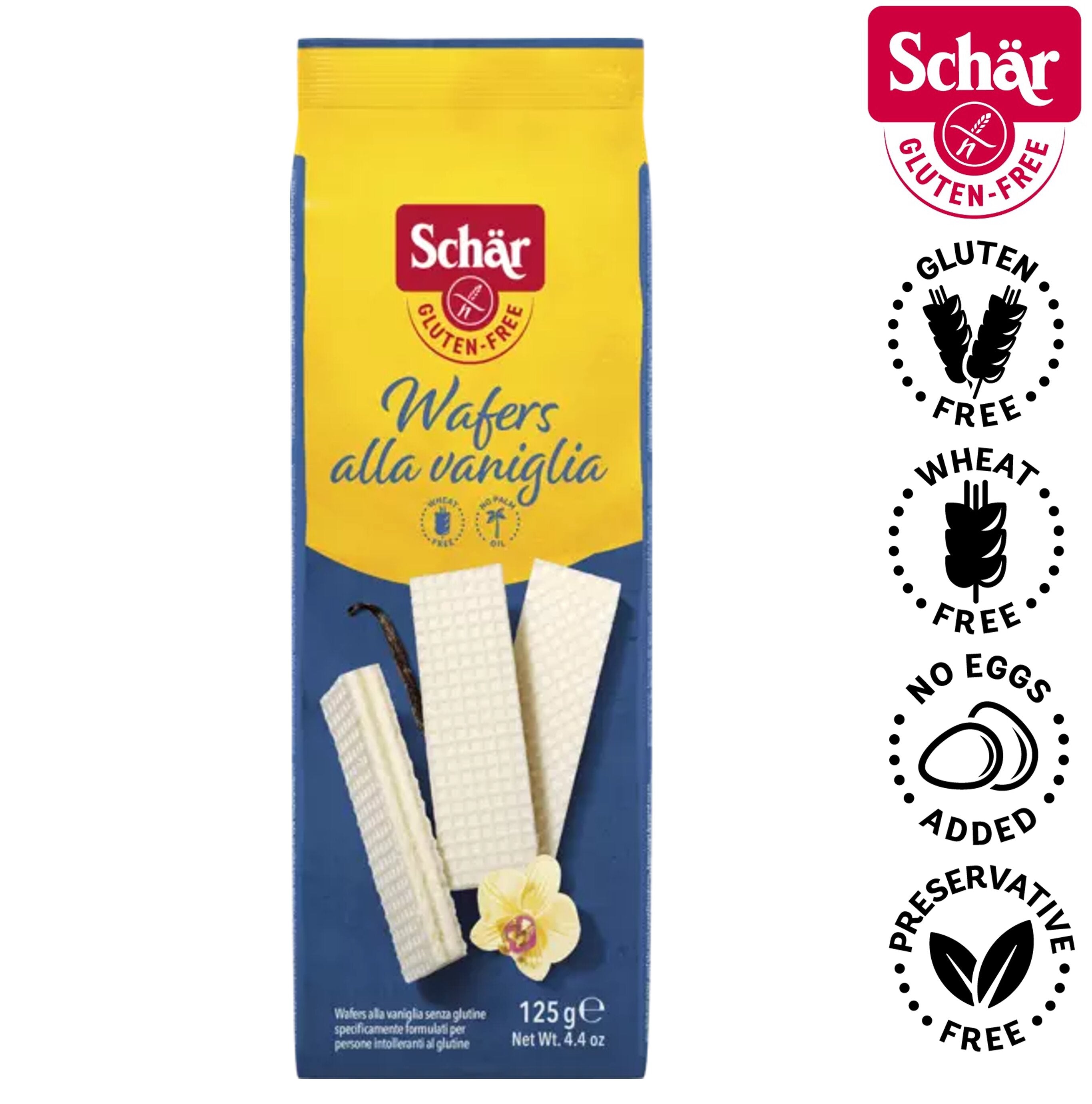 Schar Wafers with Vanilla Cream - Gluten Free